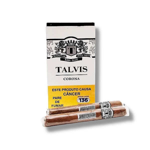 Charuto Talvis Natural – Caixa com 5 Unidades