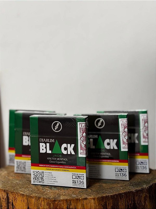 Cigarro Djarum Black Menta – Maço com 20 Unidades