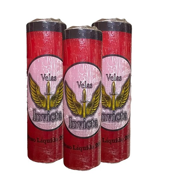 VELA 7 DIAS VERMELHA