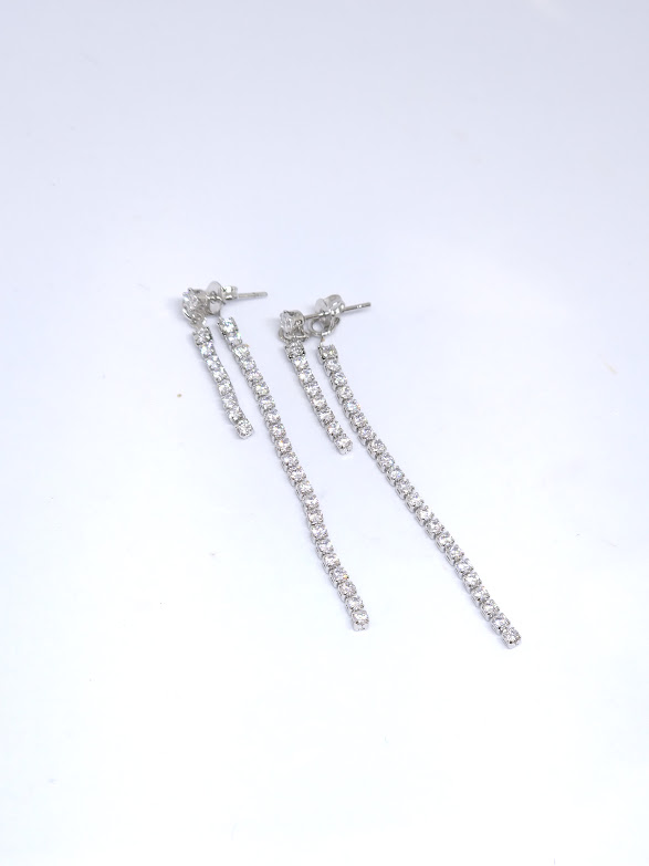 BRINCO COM ZIRCONIAS  FESTA RODIO BRANCO - BR1107