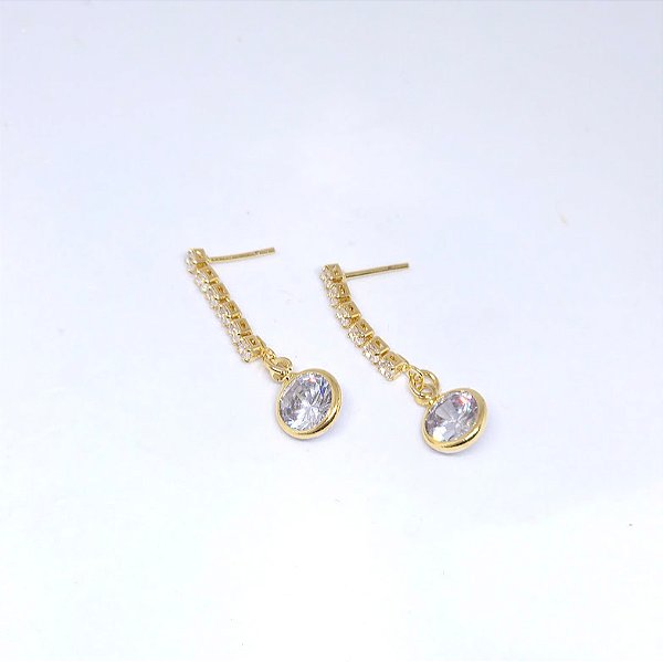 BRINCO FESTA COM PEDRARIAS BANH OURO 18K - BR6551