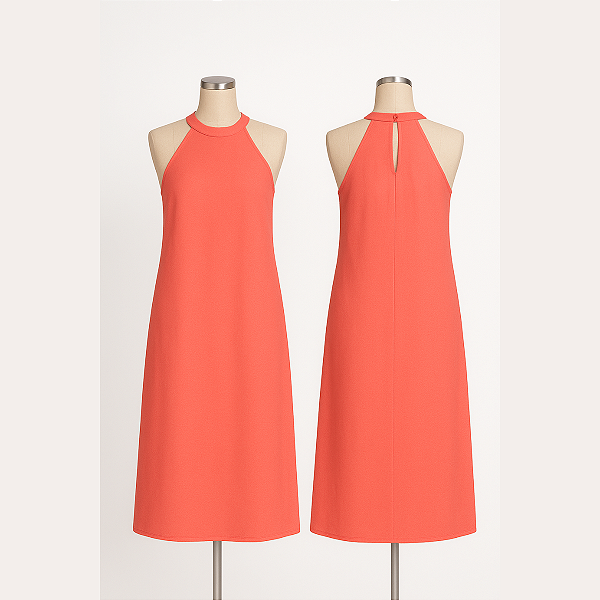 Molde Vestido Feminino Pati - Tamanhos PP/P/M/G/GG/XG