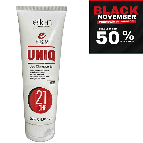 Leave in 21 IN One - Proteção térmica, solar e contra agentes externos - Sela as cutículas, controla o frizz e mantém a cor - 250g