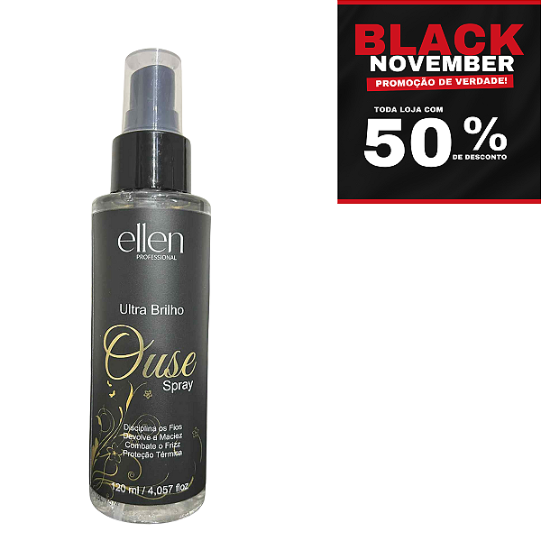 Ouse Spray de brilho e perfume capilar
