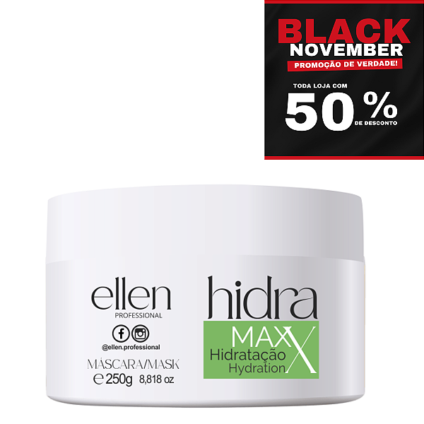 Máscara de hidratação profunda