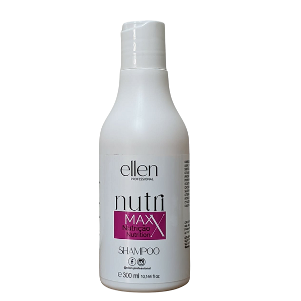 Shampoo Nutrição MAXX ellen Professional - 300ml