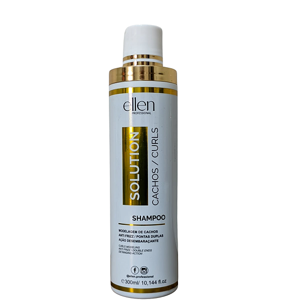 Shampoo Solution Pro cachos ellen Professional - 300ml