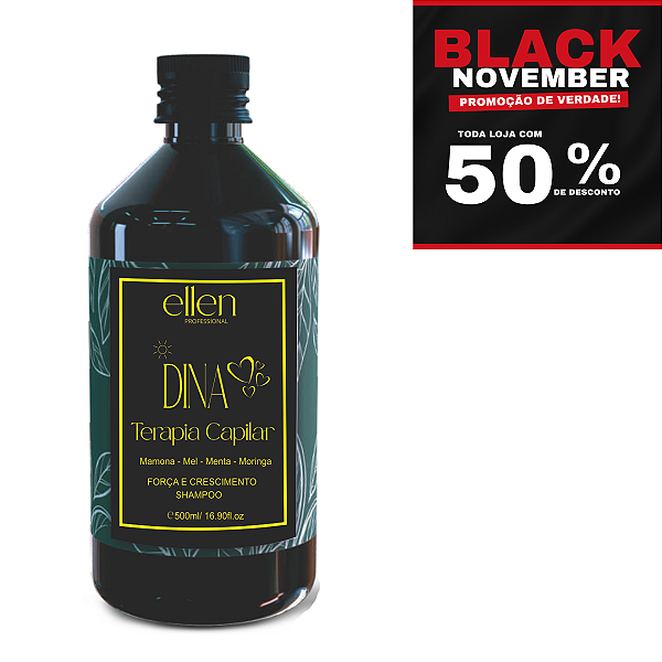 Shampoo terapia capilar l Estimula o crescimento capilar até 3x mais rápido l Revitaliza o couro cabeludo e melhora a circulação l 500ml