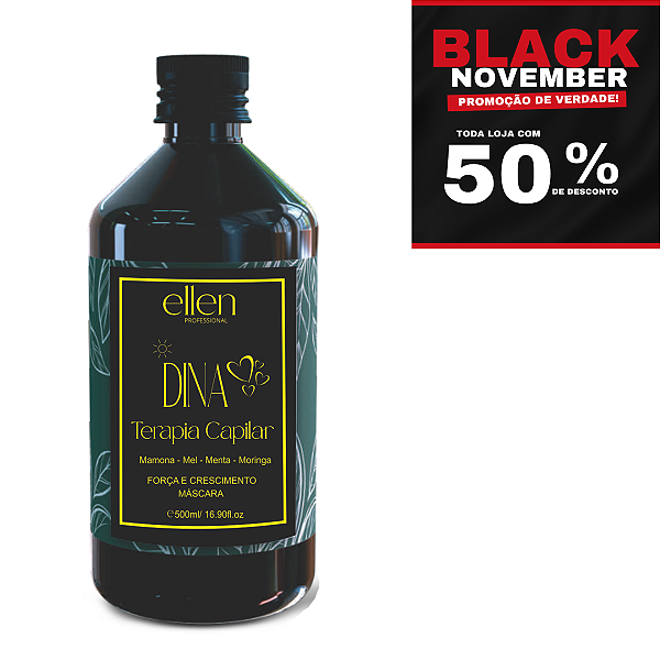 Máscara de Fortalecimento e Crescimento Terapia capilar - Estimula o crescimento acelerado do cabelo - 500g