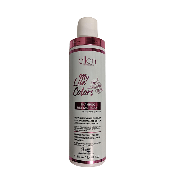 Shampoo Restaurador My Life in Colors ellen Professional -300g