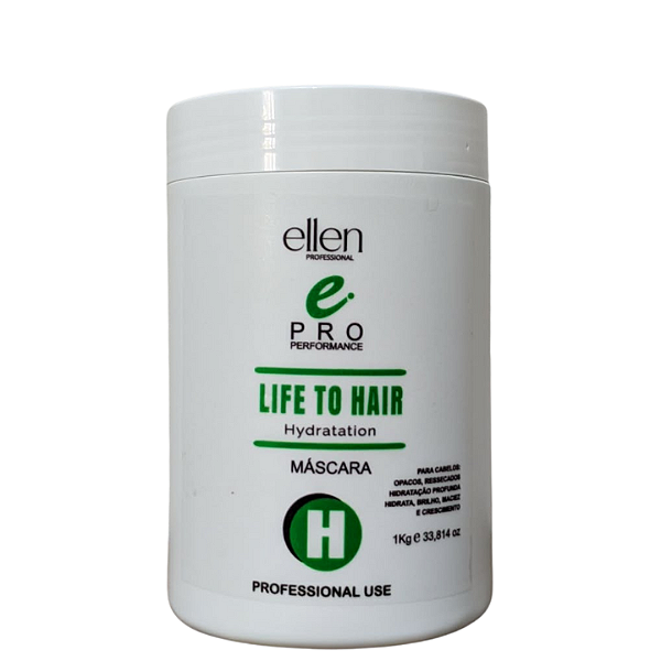 Máscara Life to Hair Hidrate Repair – ellen Professional (1kg)