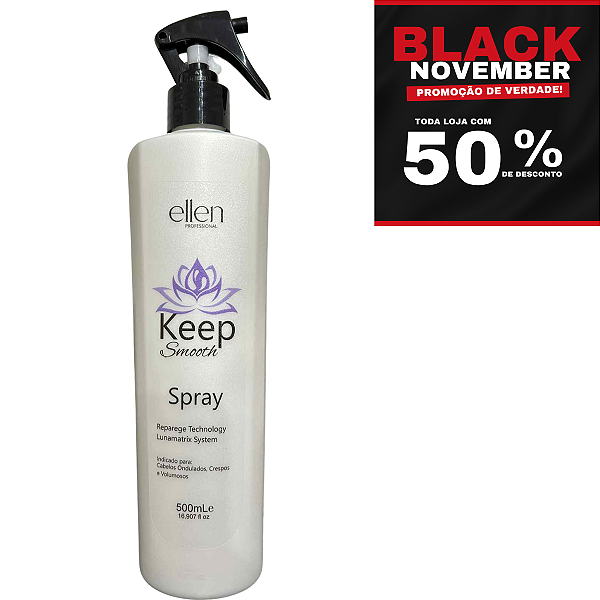 Realinhamento capilar orgânico spray - Alisamento Natural e Seguro - 100% livre de formol - 500m