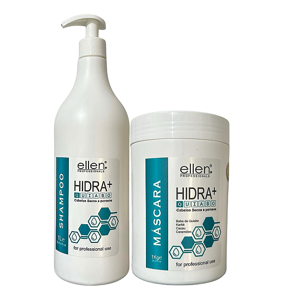 Kit Hidratação Profissional Hidra+ ellen Professional - 2kg