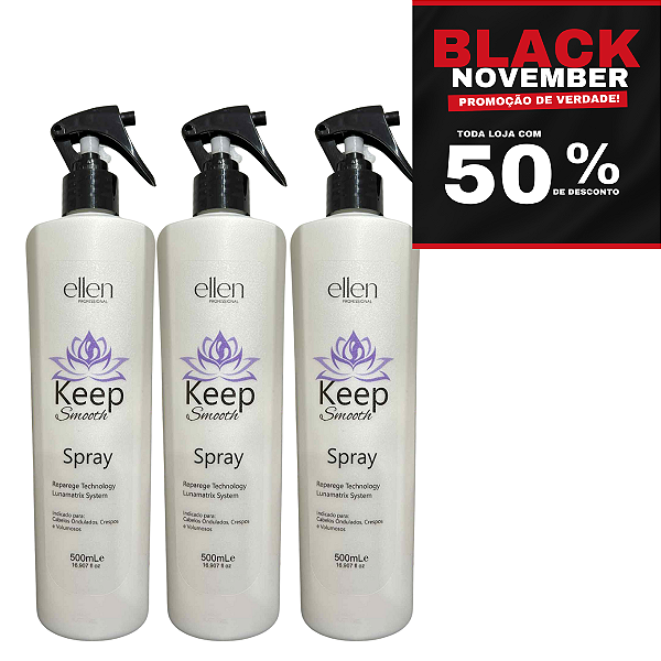 Combo Realinhamento capilar orgânico spray - Alisamento Natural e Seguro - 100% livre de formol - 1,500ml