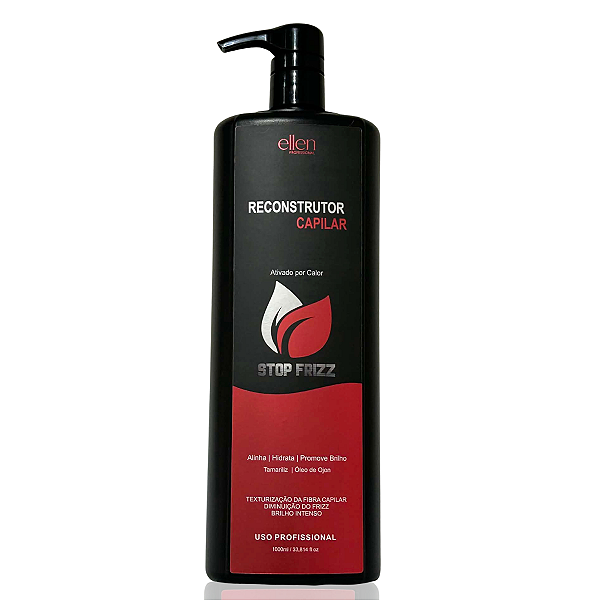 Kit com 3 Escovas Progressivas Stop frizz - 1 L