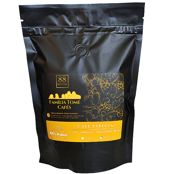 CAFÉ ESPECIAL - 250g I 88 pontos (SCA) I Em grãos