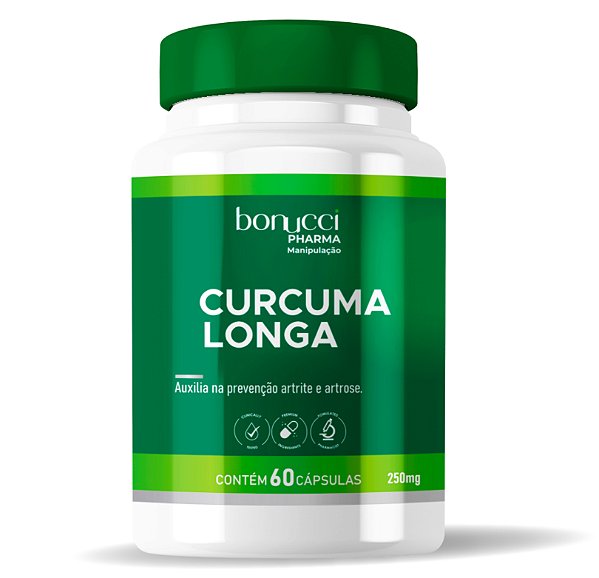 Curcuma Longa 250 mg - 60 Cápsulas