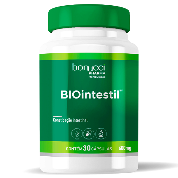 Biointestil 600mg Equilíbrio da Microbiota Intestinal 30 Cápsulas