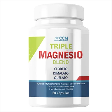 TRIPLE MAGNÉSIO BLEND 60 CÁPSULAS