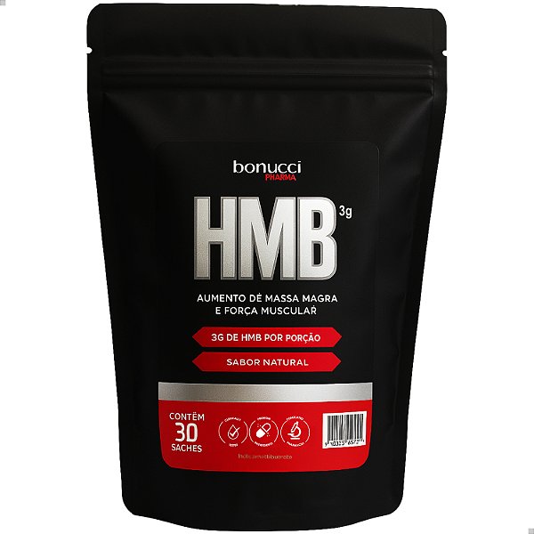 HMB 3g Bonucci Pharma Suplemento em Pó Alta Concentração