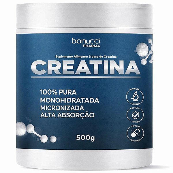 CREATINA PURA MONOHIDRATADA 500G