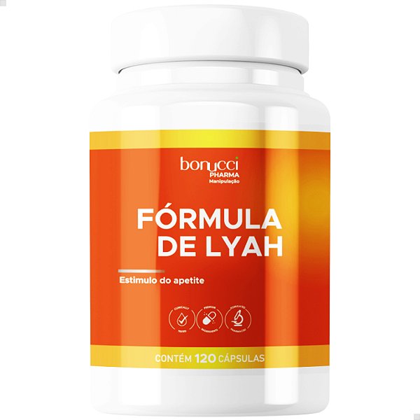 Fórmula de Lyah 120 Cápsulas Ganho de Peso De Forma Saudável Aumento de Apetite Suporte Enérgico
