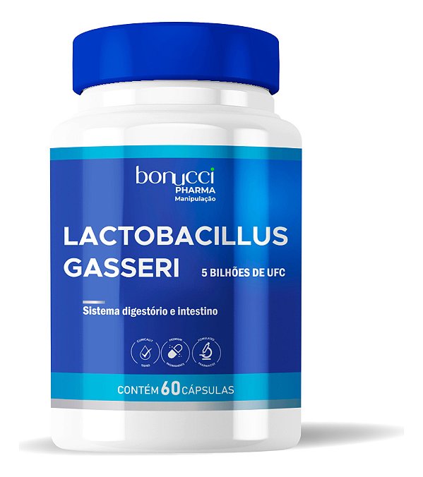LACTOBACILLUS GASSERI 5 BILHÕES UFC 60CAPS