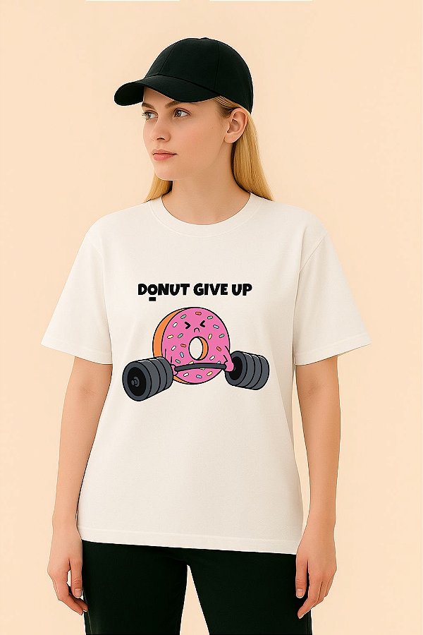 CAMISETA DONUT GIVE UP