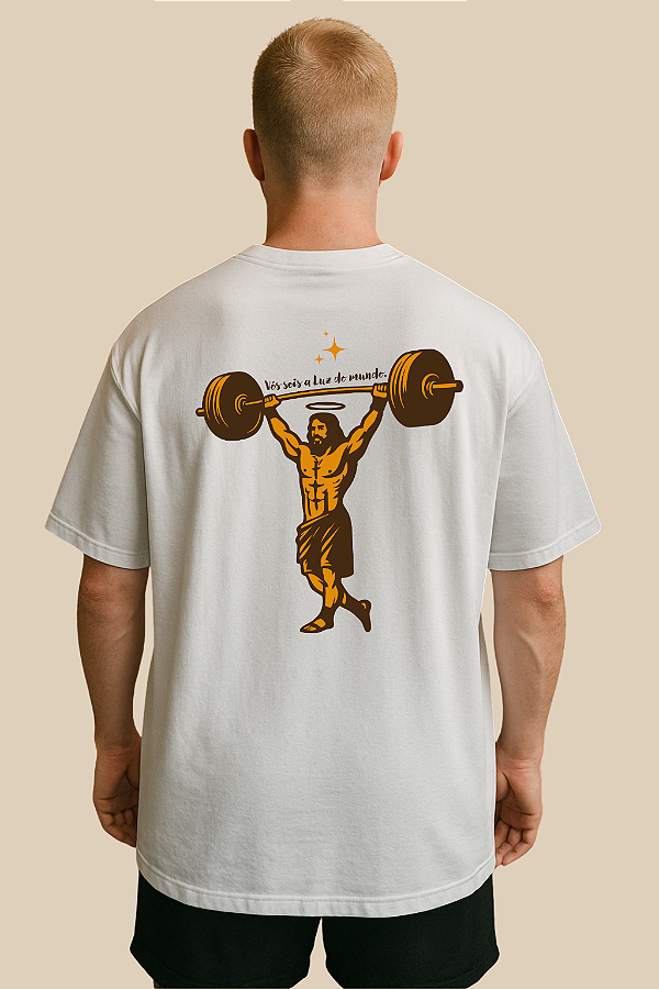 CAMISETA  OVERSIZED  MATEUS 5:14