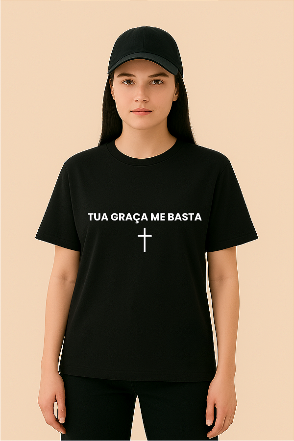 CAMISETA TUA GRAÇA ME BASTA
