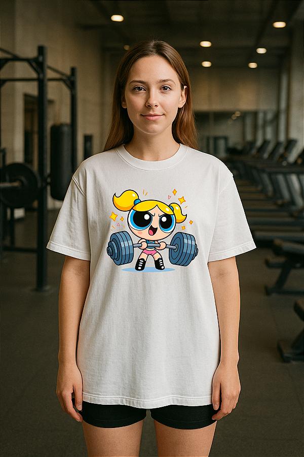 CAMISETA OVERSIZED LINDINHA GYM