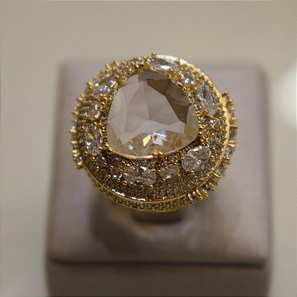 ANEL PEDRA CRISTAL