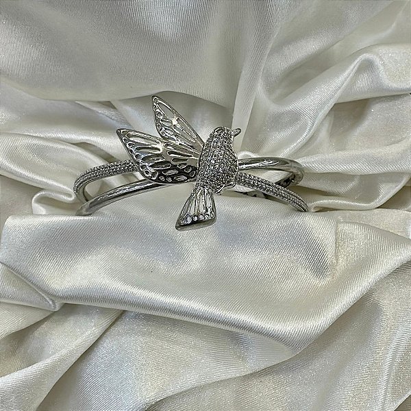BRACELETE BEIJA FLOR ZIRCÔNIA