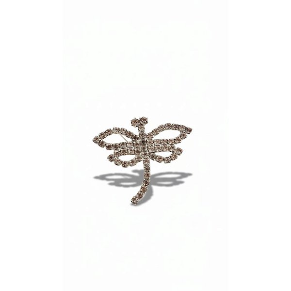 BROCHE LIBELULA PRATA