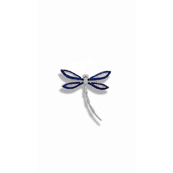 BROCHE LIBELULA AZUL