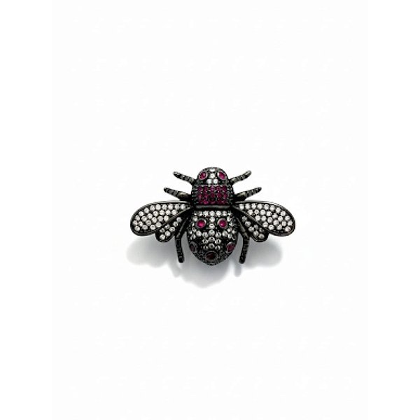 BROCHE VESPA NEGRA