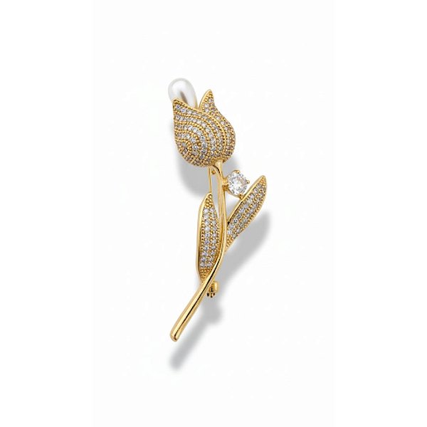 BROCHE COPO DE LEITE MZ PEROLA