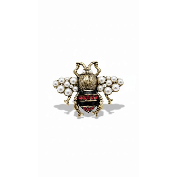 BROCHE ABELHA PEROLA