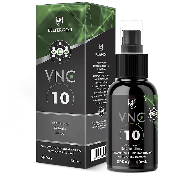 VNC 10 Acerola • Romã • Vitamina C • Selênio • Zinco