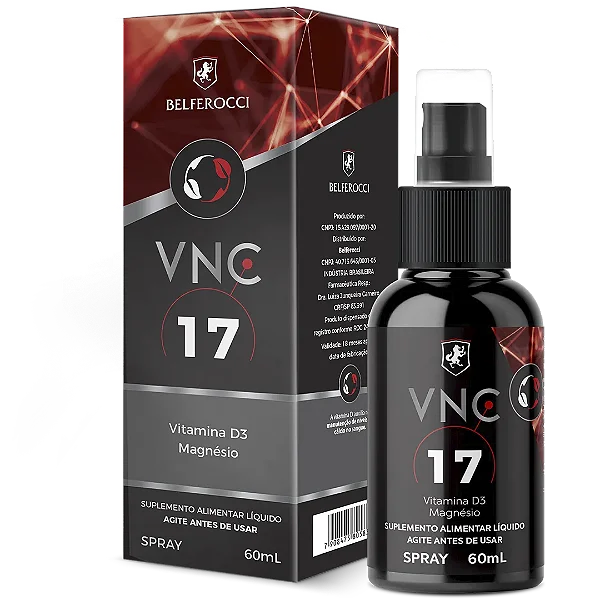 VNC 17 Cranberry • Vitamina D3 • Magnésio