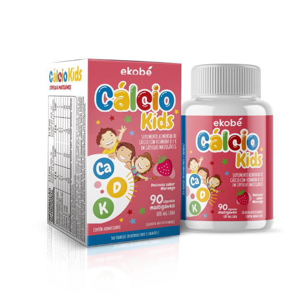 CÁLCIO KIDS 90 CÁPSULAS MASTIGÁVEIS