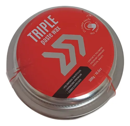 Cera De Carnaúba Triple Pasta Wax 300g Autoamerica