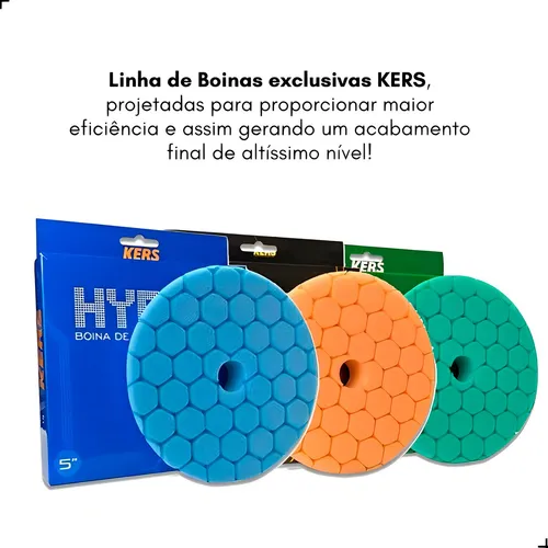Boina HYPER 5" Kers - Linha de Boinas Exclusivas para Polimento