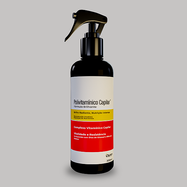 Polivitamínico Capilar (Máscara Líquida) 300ml - Fórmula Brilhante | Lisa Glow Professional