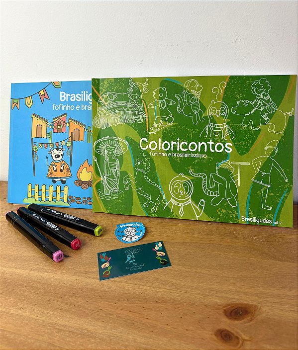 Kit Coloricontos + Brasiligudes