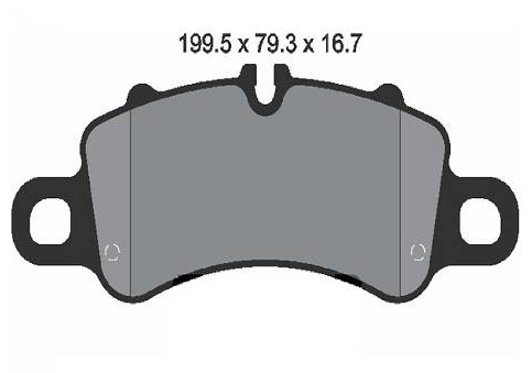 Pastilha de Freio Dianteira Nano cerâmica PORSCHE 718 982 2016 - 9P1698151A