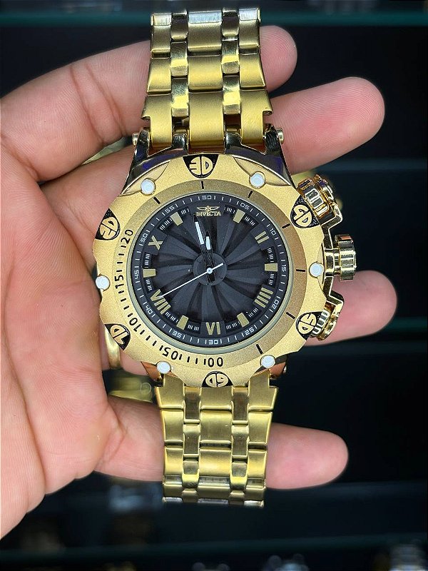 Venom GIratório Dourado/Preto