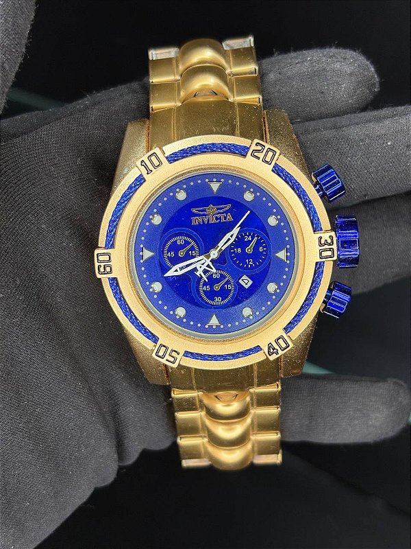 Zeus bolt  Dourado/Azul
