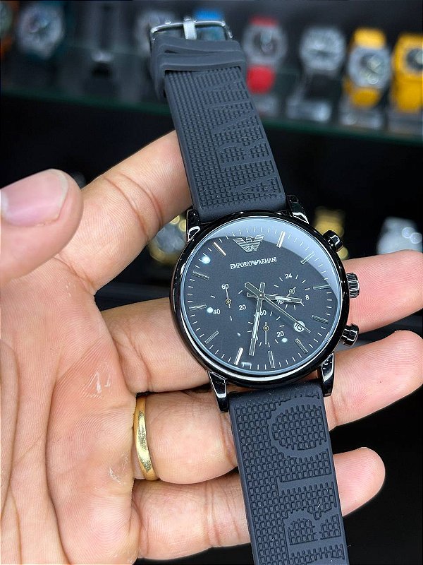 AX emborrachado preto