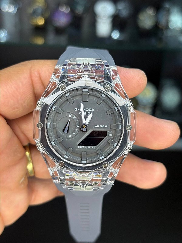 GA2100 DIAMOND (CINZA) (40MM)